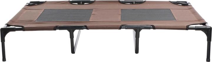 Actual product image Wiltec Dog Bed Pet Cot Elevated Outdoor Pet Lounger Brown XL 122x93x20cm max 30kg (Dog)
