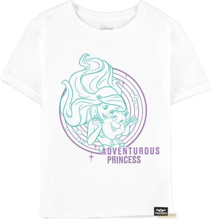 Difuzed Disney Fearless Princess (Kids) - Ariel Girls Short Sleeved T-shirt - 146/152 (146)