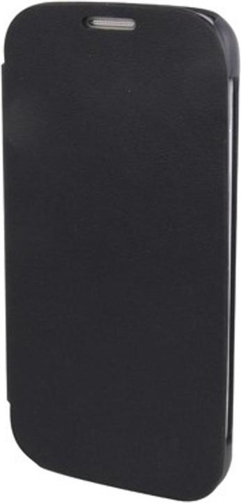 Produktbild König Design Handyhülle für Samsung Galaxy S4 Schutztasche Wallet Cover 360 Case Etui Schwarz (Samsung Galaxy S4 I9500)