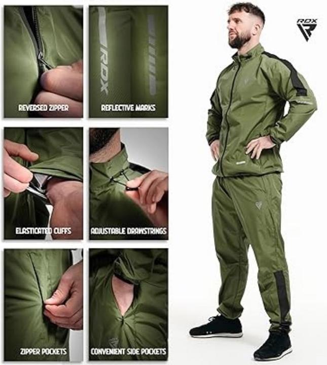 Actual product image Rdx Clothing Sauna Suit C1 Army Green-S