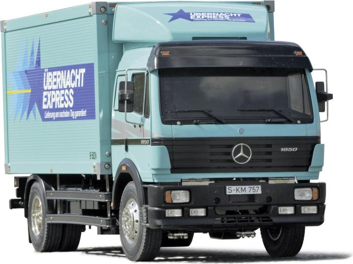 Produktbild Tamiya RC LKW Mercedes-Benz 1850L Übernacht-Express 1:14 Bausatz Kit (Kit)