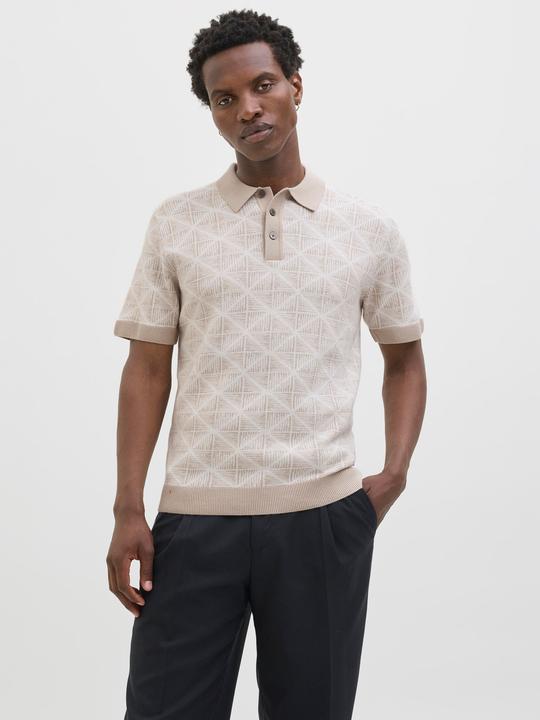 Produktbild Jack & Jones Jprkalvin Knit Polo Ss Styd Ss25 (XL)