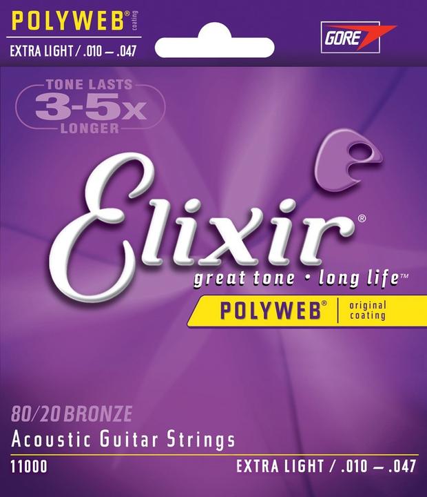 Actual product image Gore Wear Elixir 11000 Bronze XL Poly 010/047 (6 x, Guitar, 0.01")