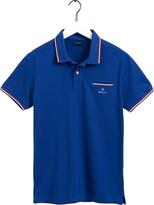 Immagine prodotto GANT Camicia Polo Piqué Rugger con righe a contrasto (XXL)