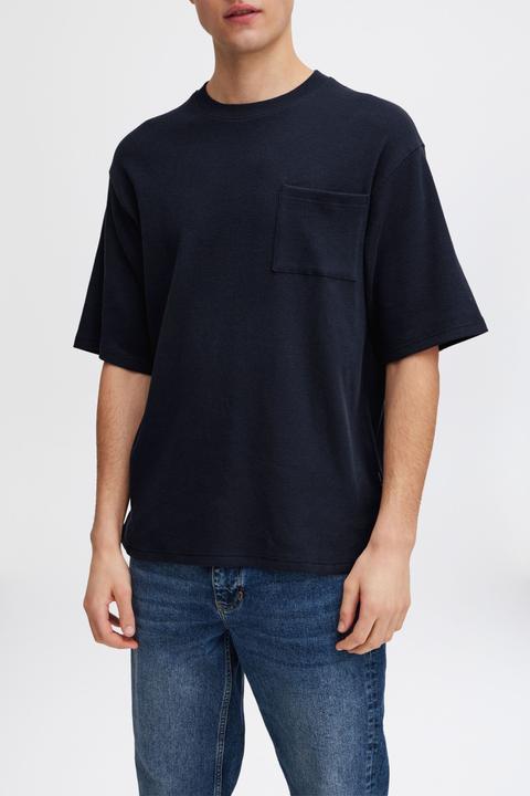 Actual product image Casual Friday CFTue 0146 relaxed waffle tee 20505100 (L)