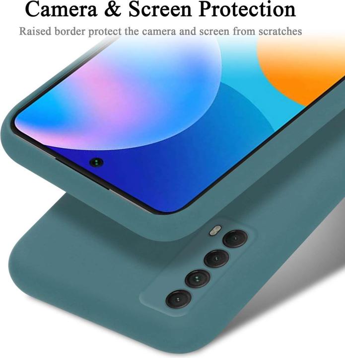 Actual product image Cadorabo Bumper Case for Huawei P SMART 2021 TPU Liquid Silicone Cover for Huawei P SMART 2021 (Huawei P Smart (2021))