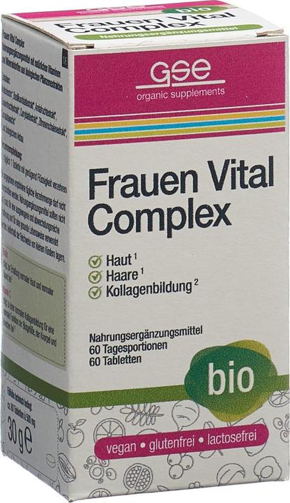 GSE Frauen Vital Complex Bio Tabl (60 Stück, Tabletten, 123 g)