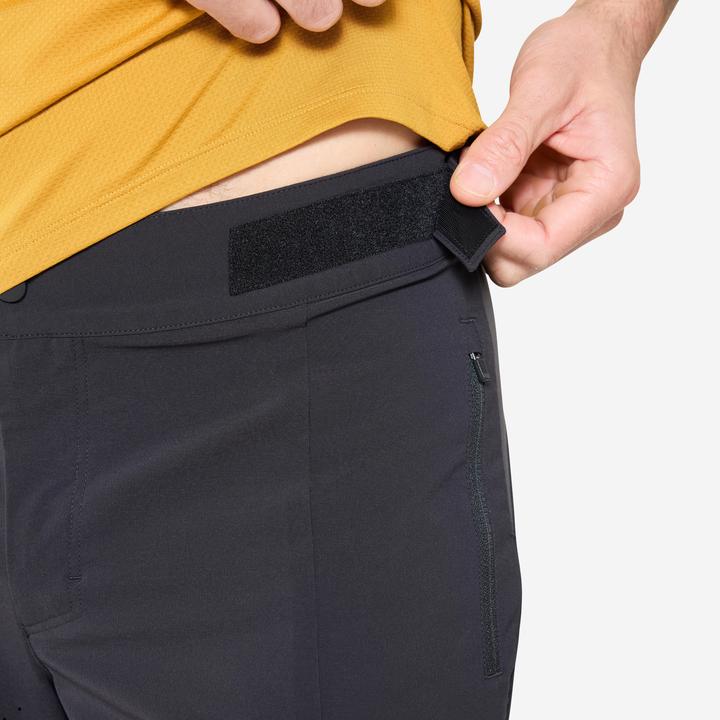 Image du produit Rockrider Velohose kurz atmungsaktiv Unisex schwarz (M)