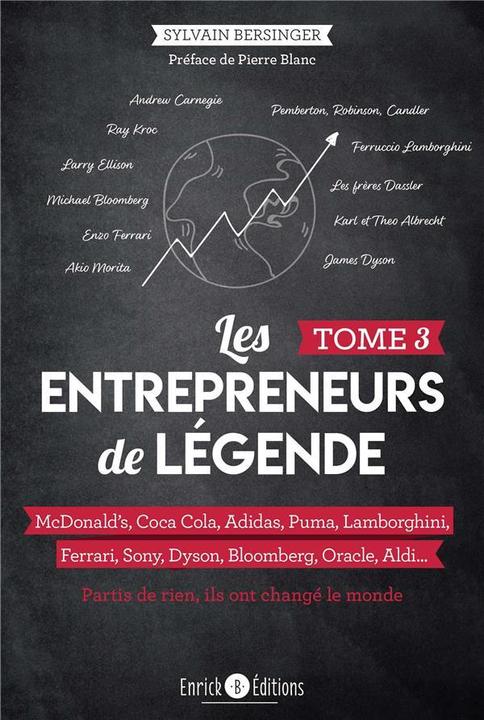 Produktbild Les entrepreneurs de légende : partis de rien, ils ont changé le monde (Französisch, Bersinger Sylvain, 2021)