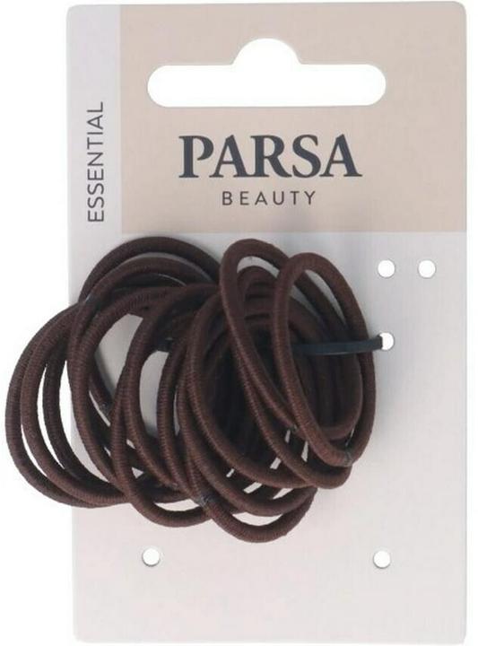 Immagine prodotto Parsa Beauty Porta trecce Parsa mini, sottile, senza metallo, marrone (Elastico per capelli)
