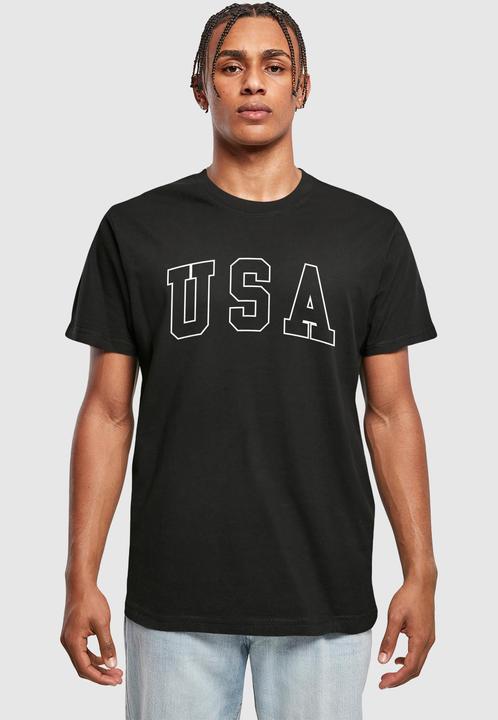 Produktbild Mister Tee MisterTee USA Wording Tee - 185981 (S)