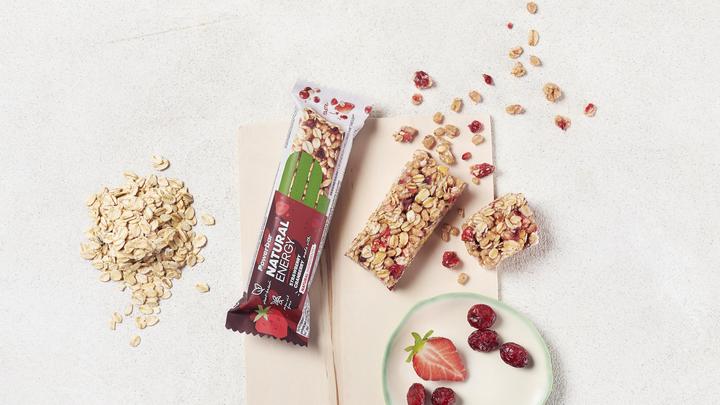 Produktbild Powerbar Natural Energy Cereal (Preiselbeere, Erdbeere, 18 Stk., 720 g)