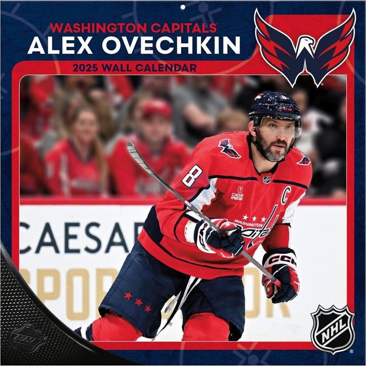 Image du produit NHL - Washington Capitals - Alex Ovechkin - Calendrier mural joueur 2025 30,5 x 30,5 cm (30,5 x 30,5 cm, Français, Italien, Espagnol, Allemand, Anglais)