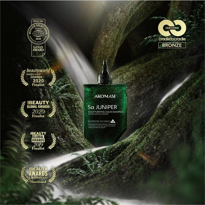 Image du produit Aromase - 5α Juniper Scalp Shampooing liquide purifiant (80 ml, Shampoing liquide)