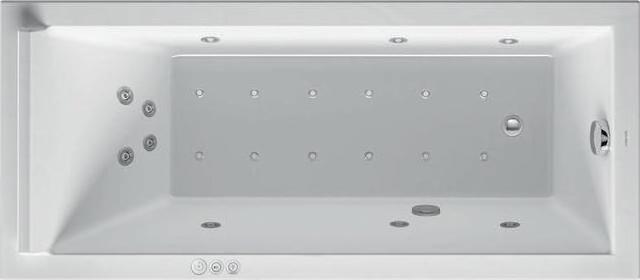 Produktbild Duravit Rechteck-Whirlwanne STARCK 135 l 160x70 we 1 RS Air-System (1 Pers.)