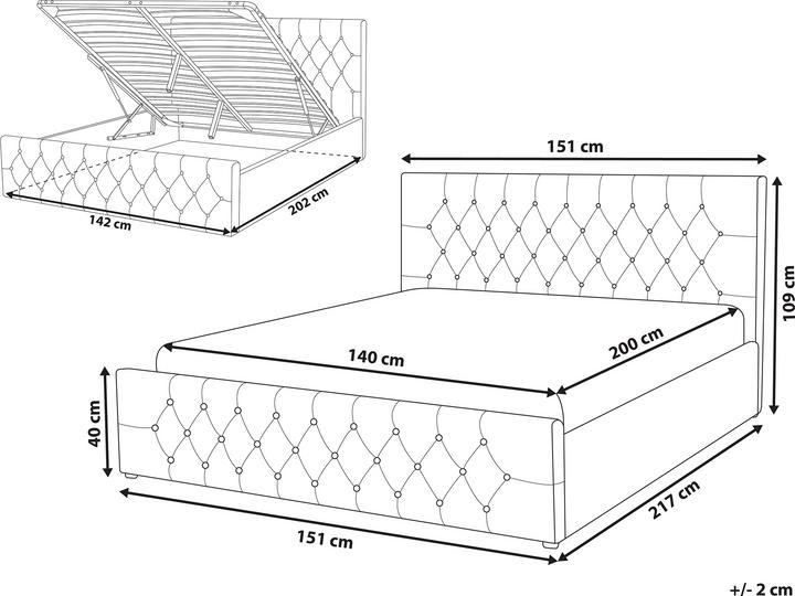 Actual product image Beliani Amiens (140 x 200)