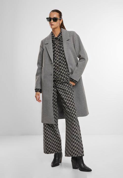 Actual product image Urban Classics Ladies 80's Oversized Laser Printed Denim Jacket - 166871 (S)