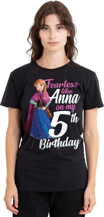 Produktbild Disney Frozen Fearless Like Anna TShirt 5. Geburtstag (XL)