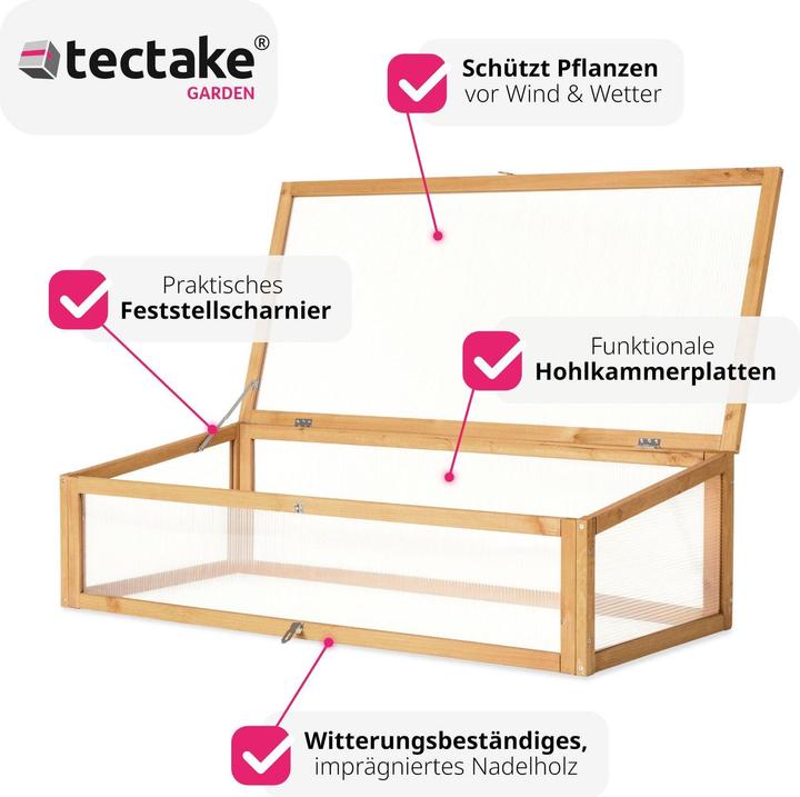 Produktbild tectake Frühbeet-Aufsatz