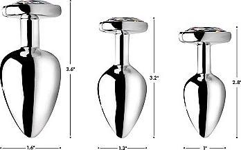 Image du produit XR Brands Prism Heart Anal Plug-Large