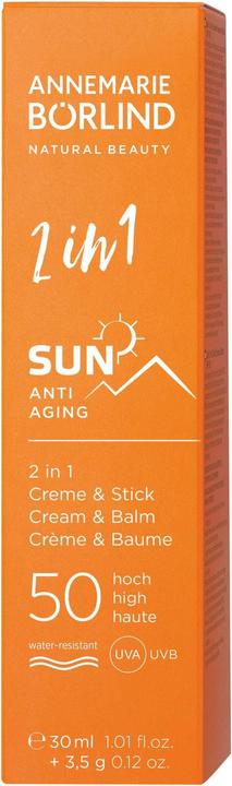 Actual product image Annemarie Börlind 2in1 Suncr SPF 50 (Suntan cream, SPF 50, 30 ml, 30 g)