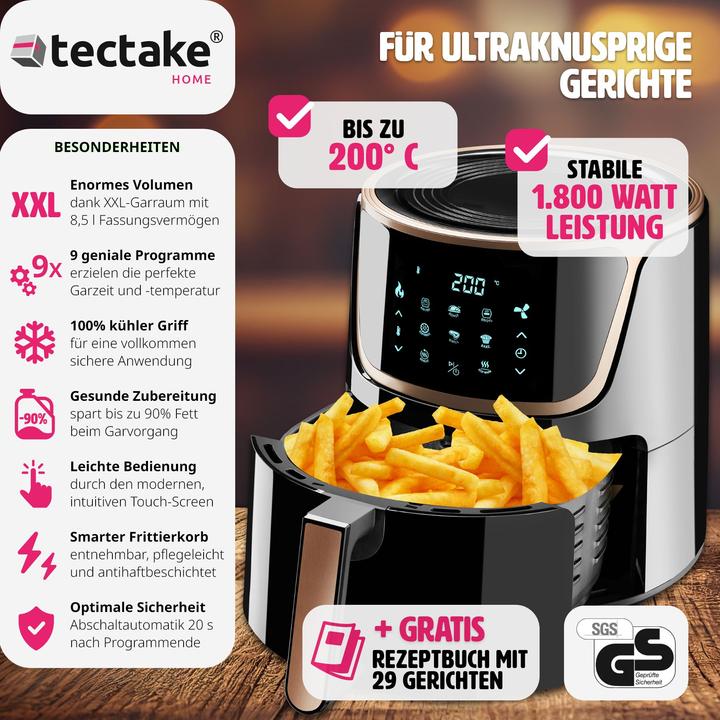Image du produit tectake Friteuse à air chaud Mika