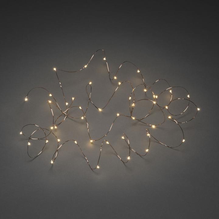 Image du produit Konstsmide Guirlande lumineuse LED en forme de goutte 100 avec minuterie multifonctions (9.90 m)