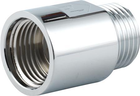 Actual product image Megatherm Arimex chrome-plated non-return valve 1/2" socket and nipple