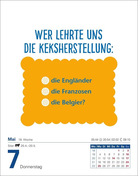 Produktbild Harenberg Was so nicht im Lexikon steht Tagesabreisskalender 2026 - Kuriositäten, Histörchen und merkwürdige (Deutsch)