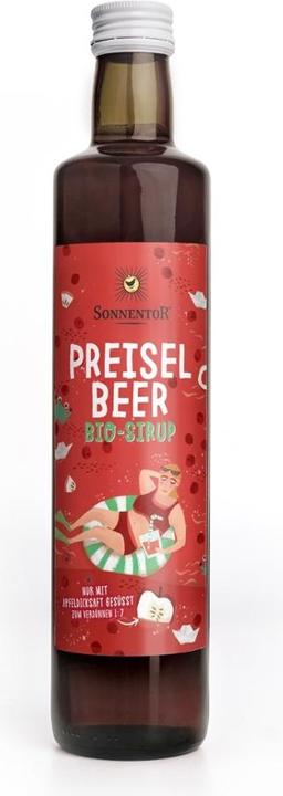 Actual product image Sonnentor Cranberry syrup BIO Fl 500 ml (1 x 50 cl)