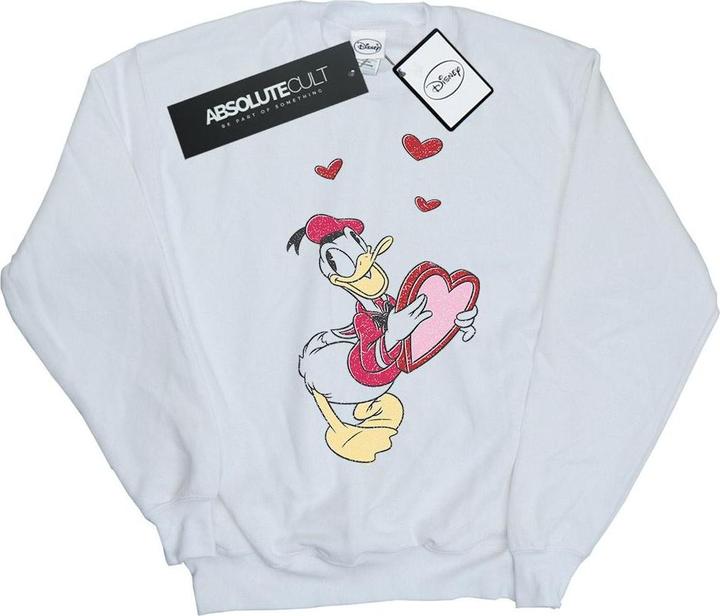 Disney Donald Duck Love Heart Sweatshirt Mädchen