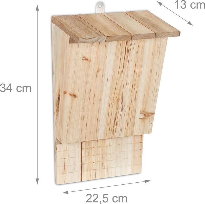 Produktbild Relaxdays Fledermauskasten