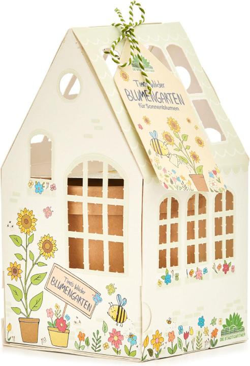 Natura Punto Small greenhouse sunflowers