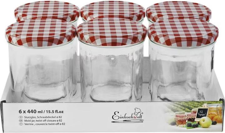 Einkochwelt Preserve jars (6 pcs., 0.44 l)