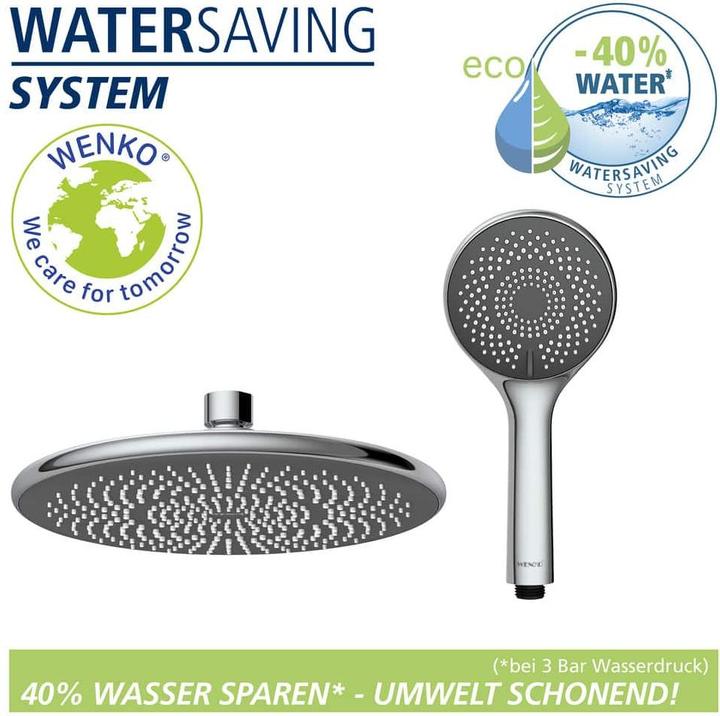 Image du produit Wenko Système de douche Water Saving chromé