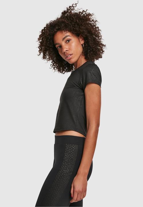 Immagine prodotto Urban Classics Tee con motivo elasticizzato da donna (XL)