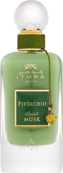 Lattafa Perfumes Ithra Dubai Musk Pistachio alcohol dentant (Eau de Parfum, 100 ml)