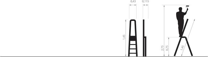 Actual product image Drabest Home (Stepladder)