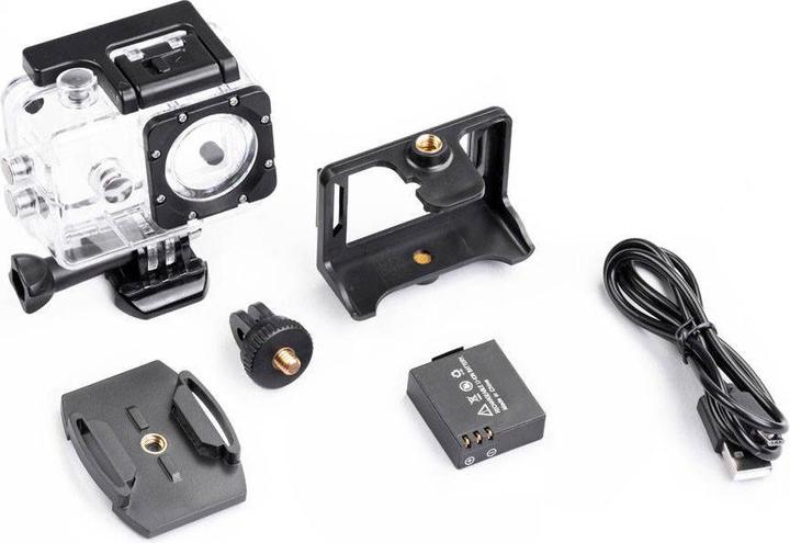 Image du produit Midland H3+ Dashcam Angle de vue horizontal max.=120° Batterie, WLAN (WiFi, Accéléromètre, Batterie, Microphone intégré, Écran intégré, Vision nocturne, Full HD)