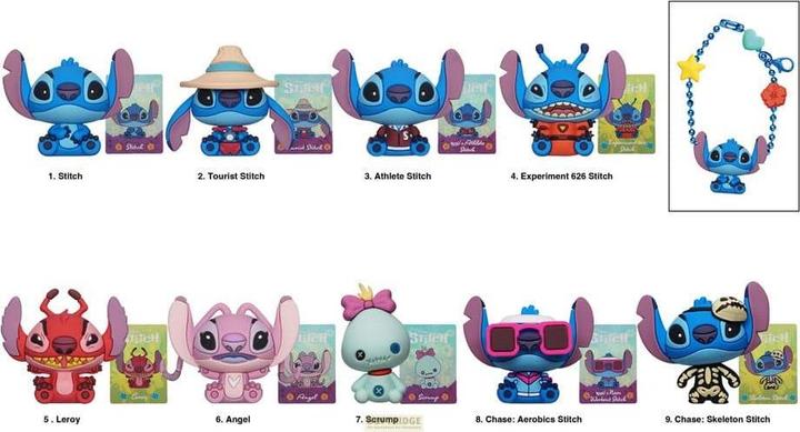 Actual product image Monogram Int. Lilo & Stitch PVC bag charm Stitch Charm Display (24)