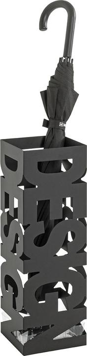 Actual product image HAKU Möbel Cast Iron Umbrella Stand, Rectangular (16 x 16 cm)