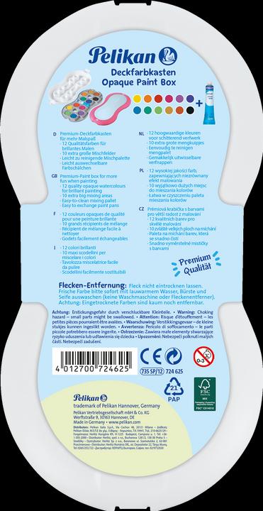 Image du produit Pelikan Couverture de la boîte de peinture Espace (Rose)