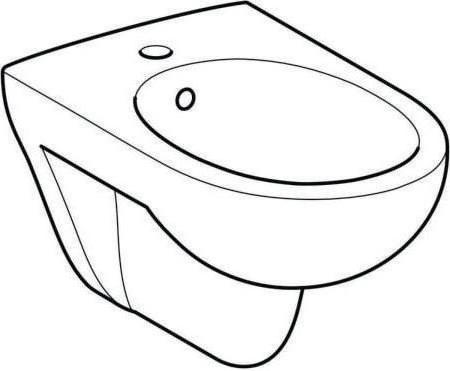 Image du produit Geberit Bidet mural Renova blanc 233040000