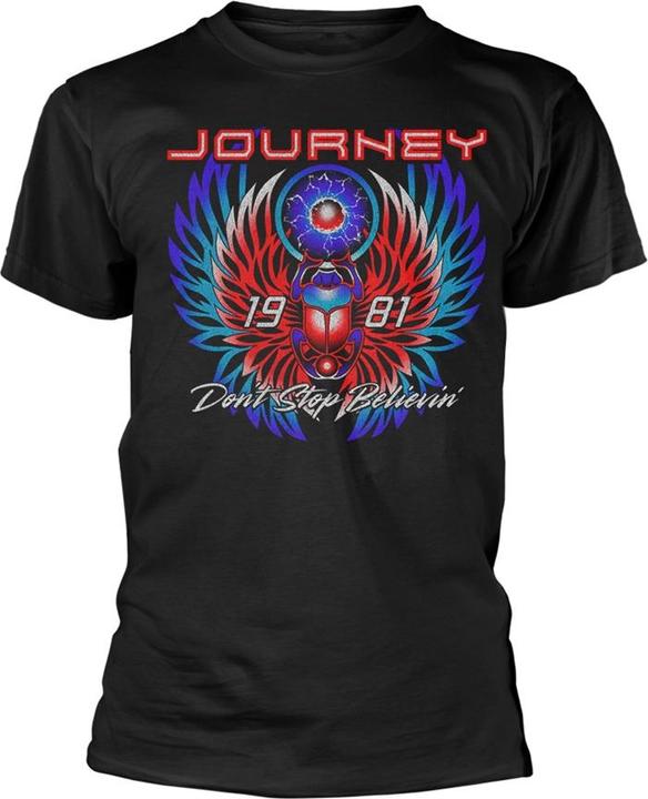 Journey Plastichead Doont Stop Believin T Shirt XXL Black (XXL)