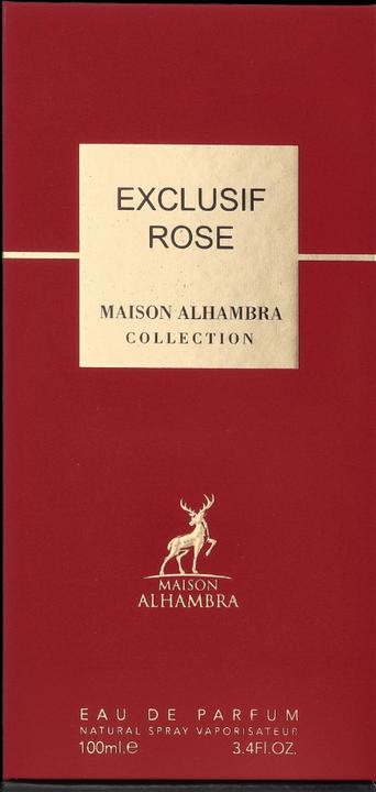 Actual product image Alhambra Exclusif Rose (Eau de parfum, 100 ml)