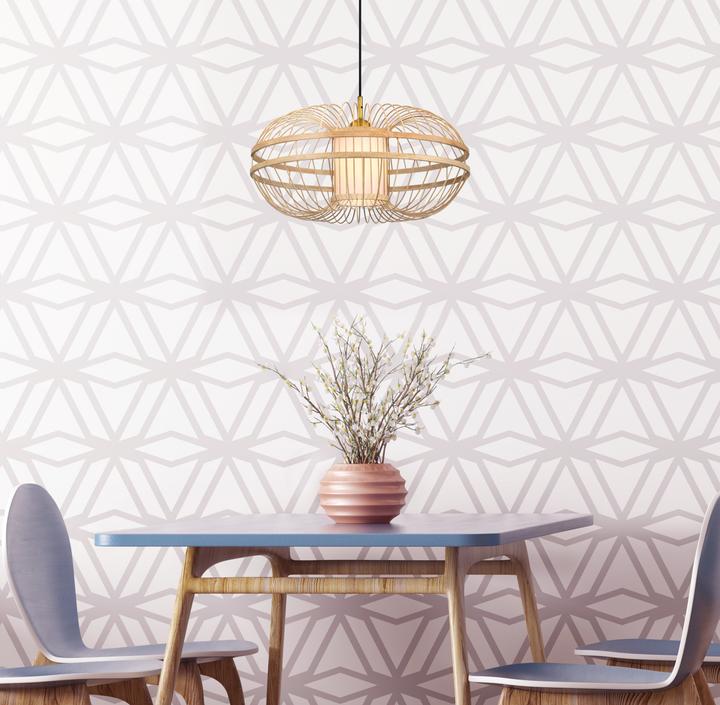 Productafbeelding Westinghouse Hanglamp Tulcea Bamboe / Messing (E27)