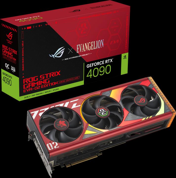 Actual product image ASUS ROG Strix GeForce RTX 4090 OC EVA-02 Edition (24 GB)