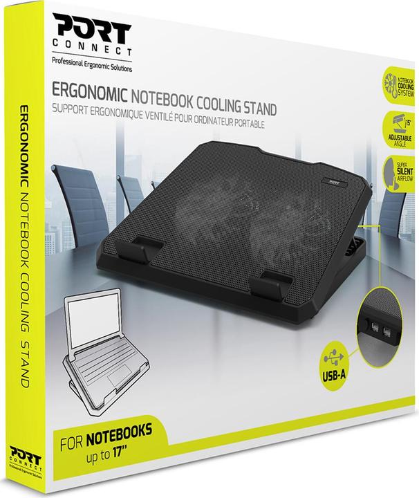 Produktbild Port Designs 901099 Notebook-Kühlpad (17 Zoll) 800 RPM