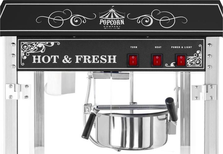 Actual product image Royal Catering Popcorn Machine - black roof