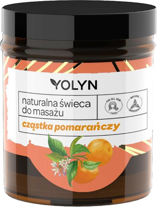 Tenex YOLYN Naturalna Świeca do masażu - Cząstka Pomarańczy 120ml (120 ml)